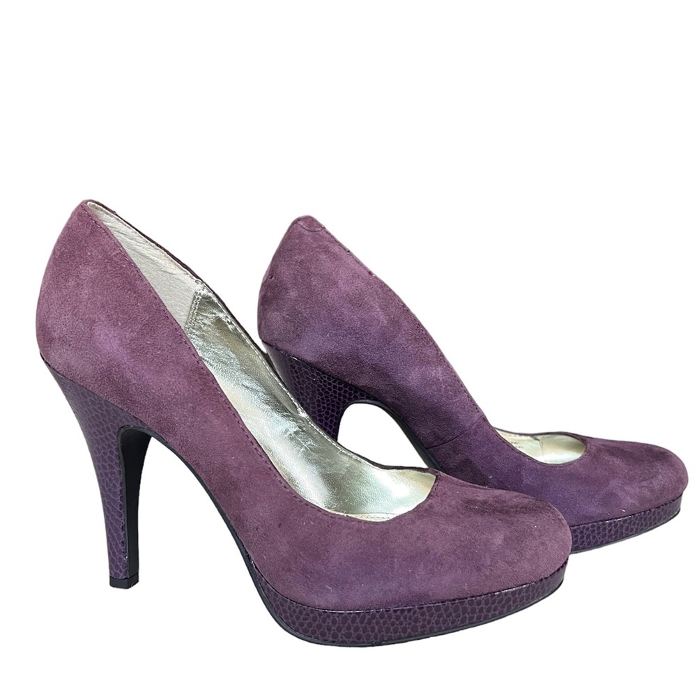 Alfani Maddy Purple Suede Pumps Heels Size 6